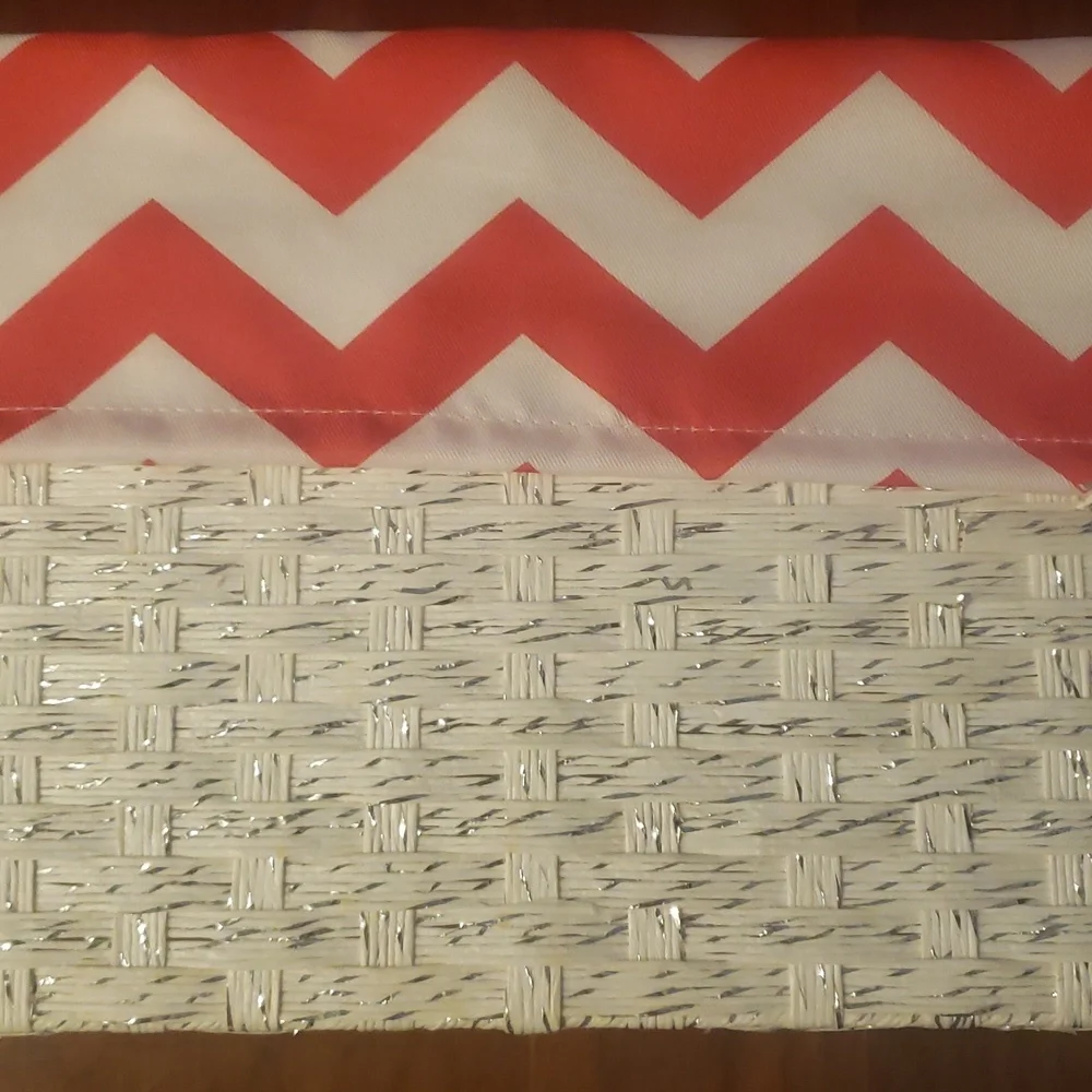 Chevron Patterned Storage Basket - Picture 2 of 5